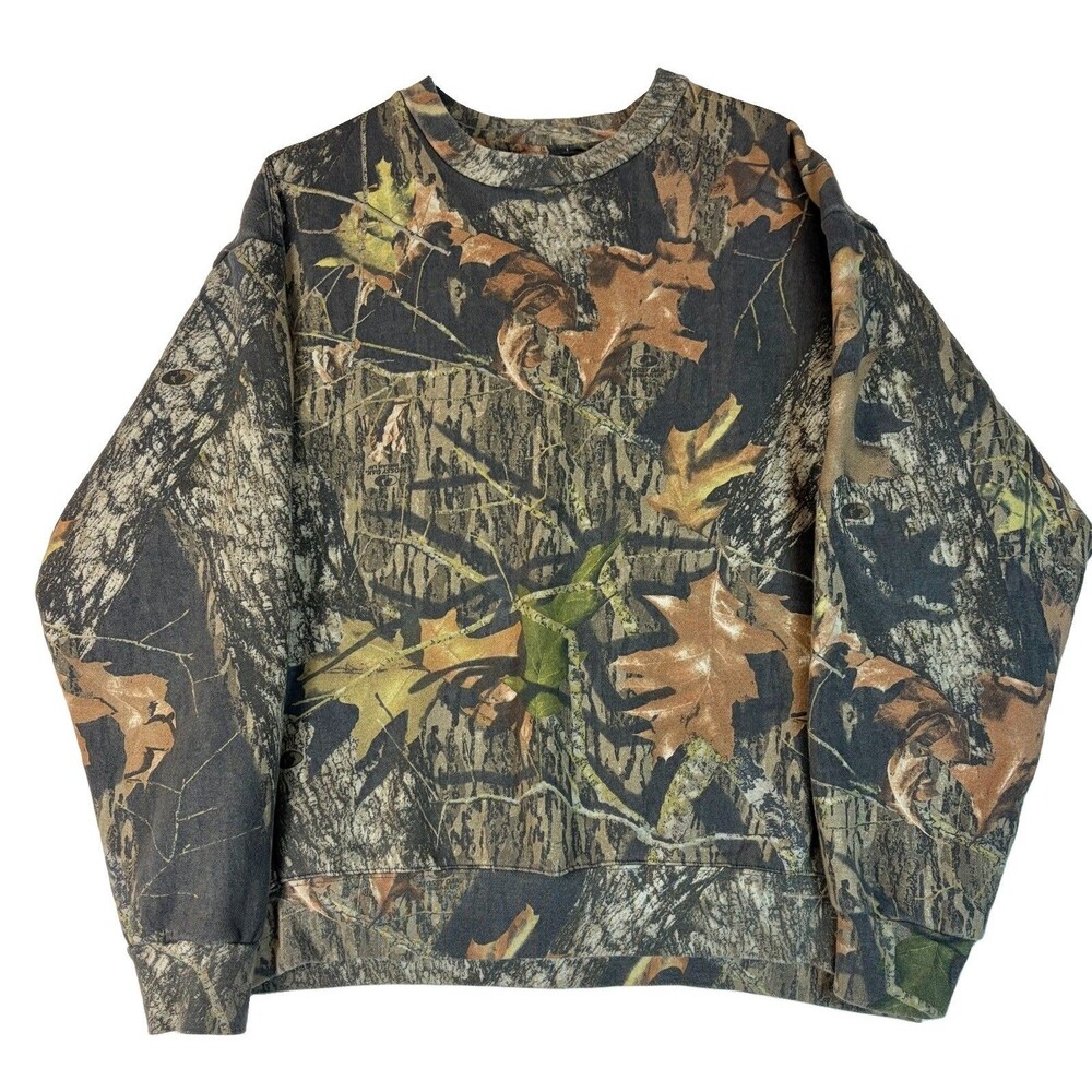 Redhead Bass Pro Camo Sweatshirt Crewneck LS Pullover Mossy Oak Breakup Men’s XL